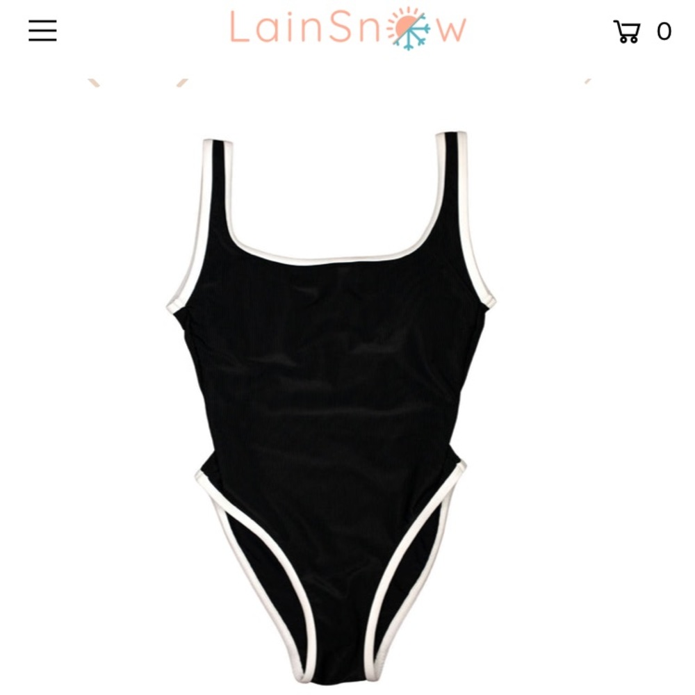 LainSnow. black. one piece . Size small